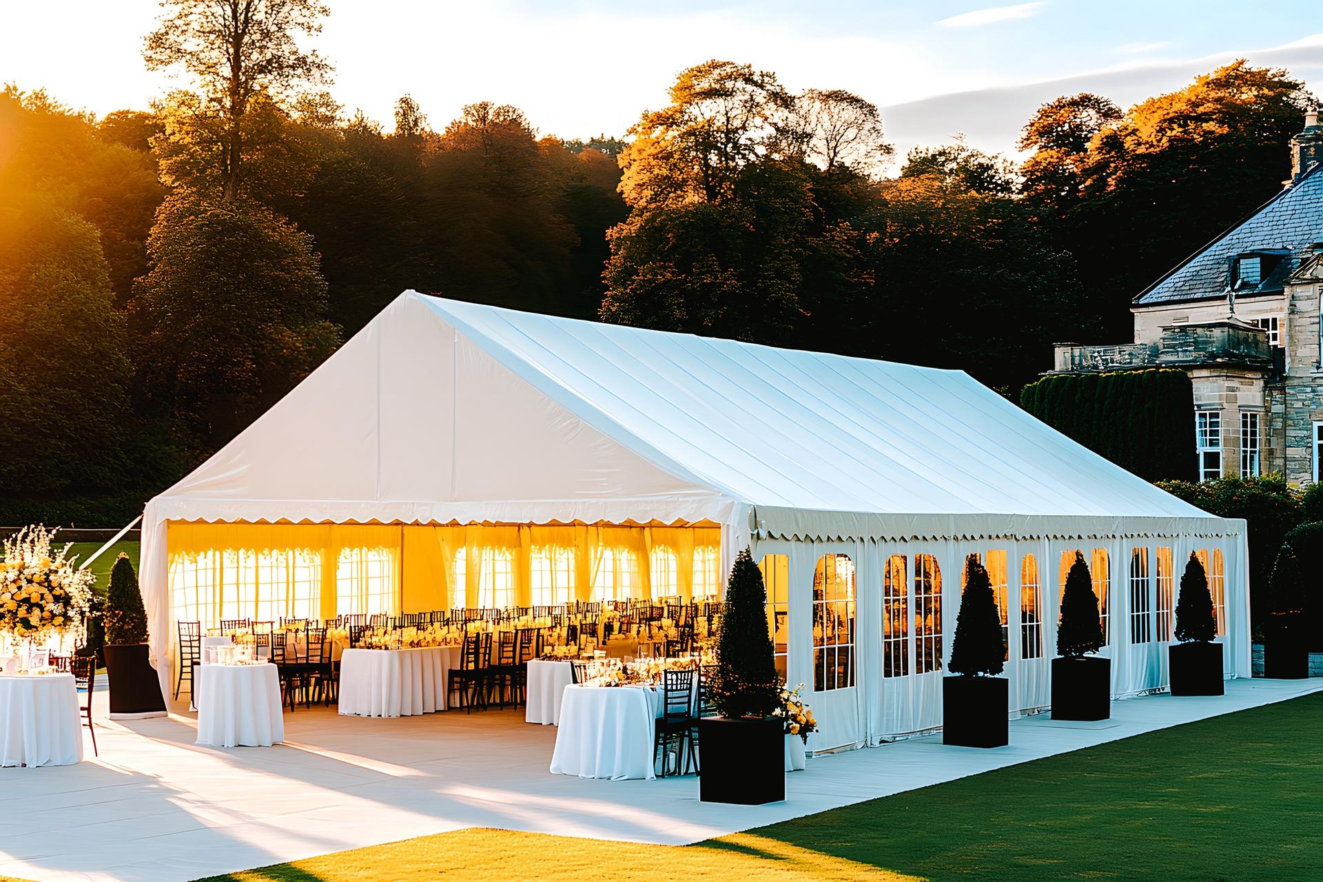 Pavillon kaufen für Gartenfeier oder Event
